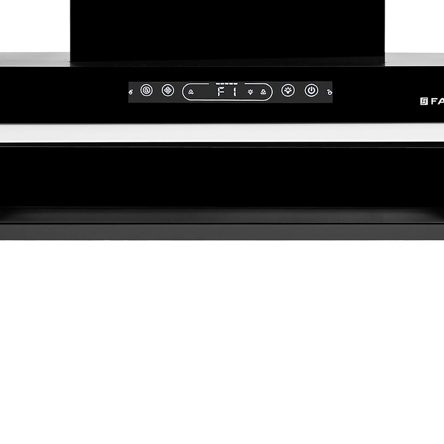 Faber Pinnacle 60cm 1500m³/hr Autoclean Chimney|Digital Display|Filterless|Slant Body|T-Shape Panel|Touch+Gesture|12Yr on Motor,5Yr Comprehensive Warranty by Faber|Hood Pinnacle FL HC BK 60,Matt Black - Image 4