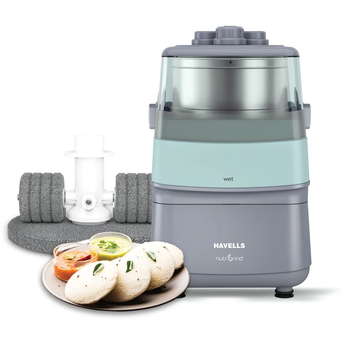 Falcon Nutrigrind 400W Wet & Dry Grinder (GHFMGFDE040) – Multipurpose Mixer Grinder - Image 4