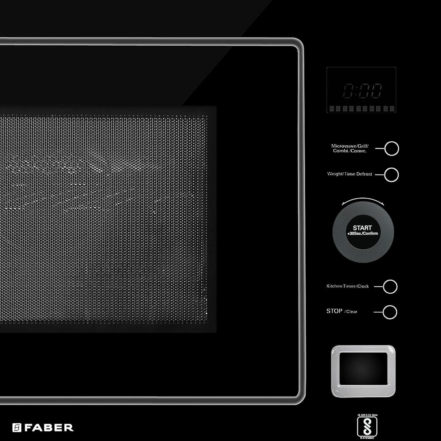 Faber 32 L Convection Microwave Oven (FBI MWO 25L CGS BK, Black) - Image 8