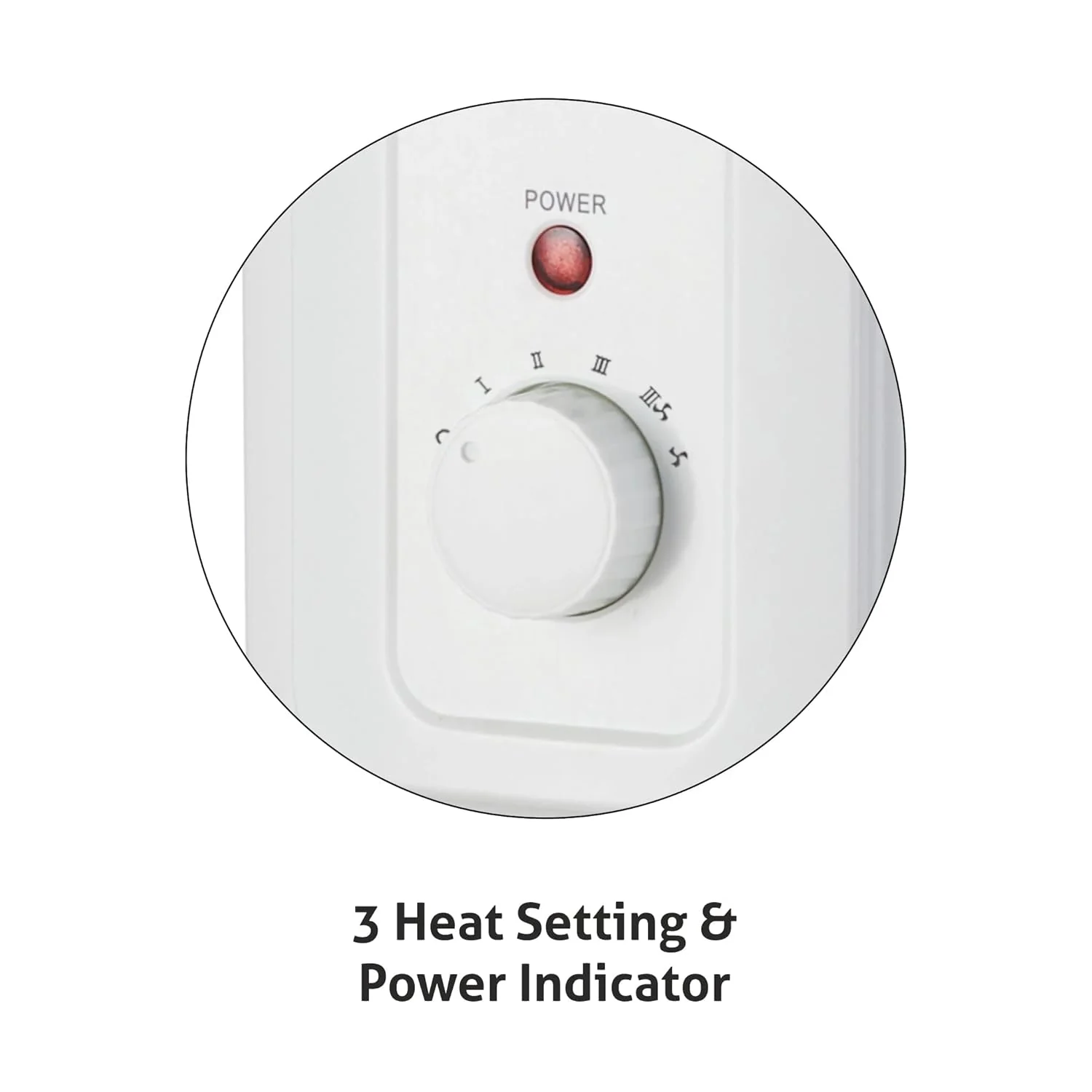 Glen Electric Oil Filled Radiator Room Heater (OFR) With 13 Fin 2900 Watt, With PTC Fan ISI certified (HA 7012 OR 13) - Image 4