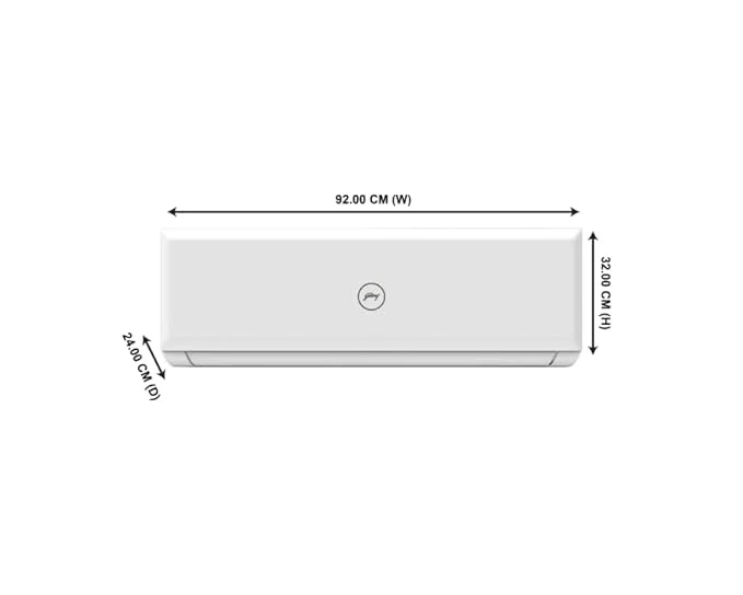 Godrej 1.5 Ton 3 Star, 4-Way Air Swing Fixed Speed Split AC (Copper, Anti-Dust Filter, AC 1.5T SFC 18STC3-WYP, White) - Image 2