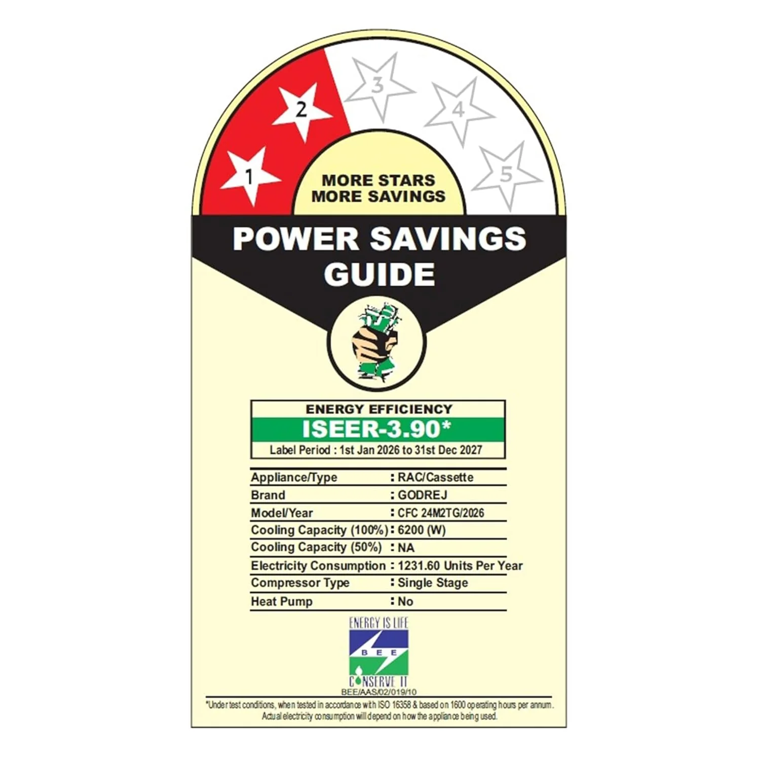 Godrej 2 Ton 2 Star Inverter Cassette AC with 5-in-1 Convertible Cooling, 360° Airflow, Self Clean Technology, R32 Refrigerant & Heavy Duty Cooling (AC 2.0T TR CFC 24M2TG WA 4) - Image 9