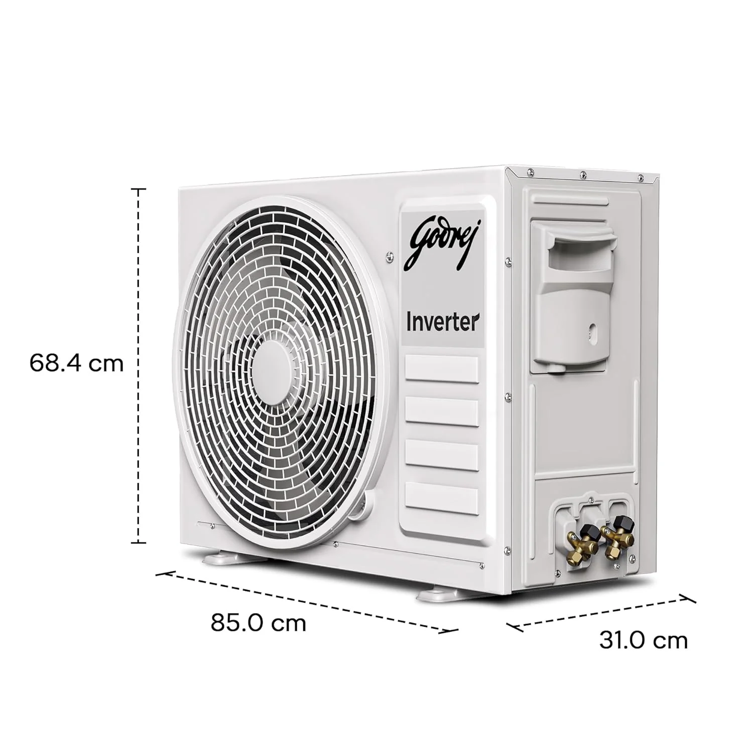 Godrej 2 Ton 3 Star, 360° Cooling, Fixed Speed Cassette AC (Copper, 2025 Model, AC 2.0T CFC 24FTC3 4YA, White) - Image 6
