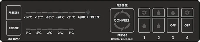 Godrej 244 L 2 Star Frost Free 4-In-1 Fully Convertible Technology, Nano Shield Technology Inverter With Freshness up to 30 Days Double Door Refrigerator (RT EONVALOR 280B RCIT ST RH, Steel Rush) - Image 3