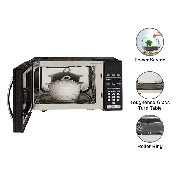 Godrej 25 L Convection Microwave Oven (GME 725 CF2 PZ, Purple Petals) - Image 5