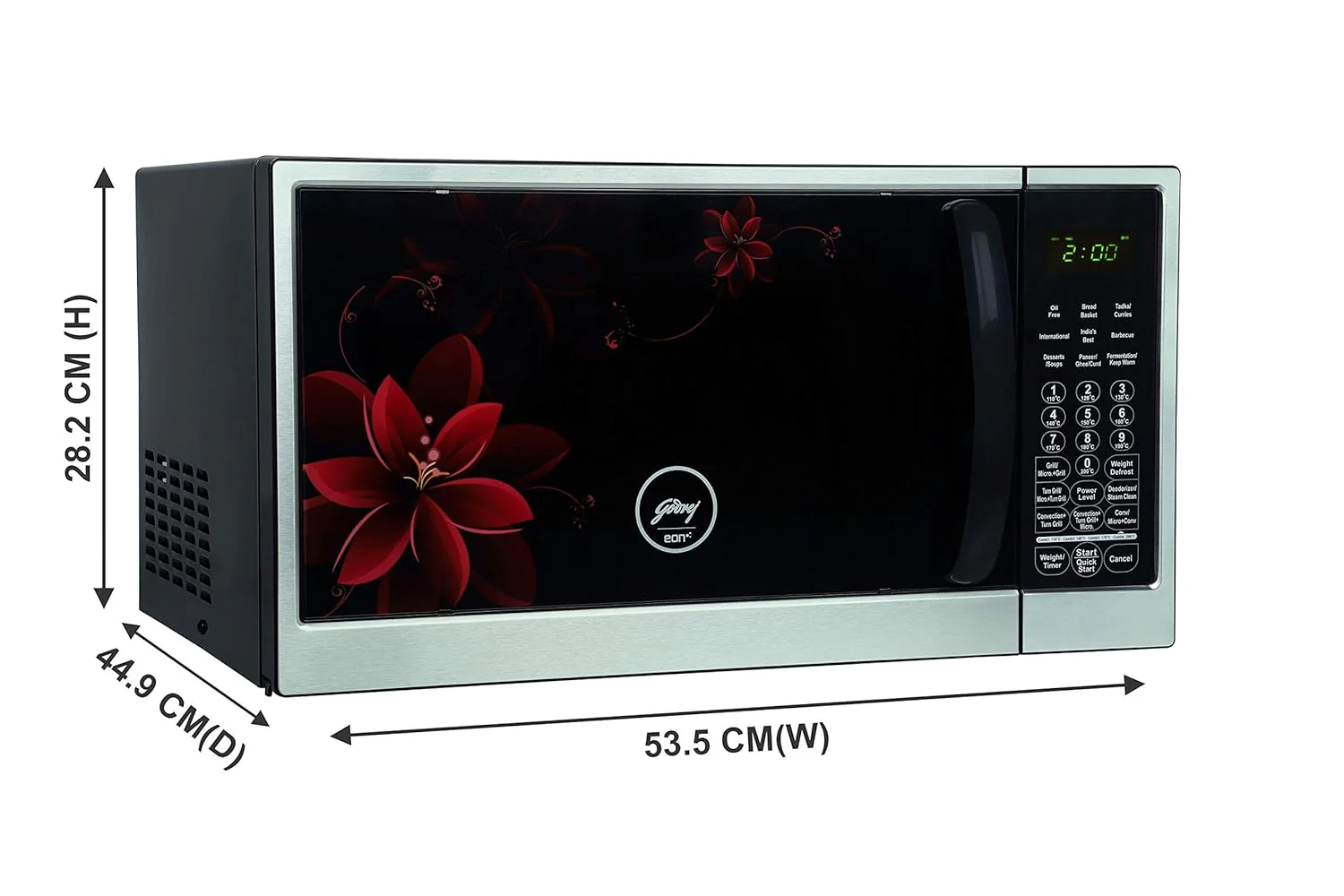 Godrej 30 L Convection Microwave Oven (GME 730 CR1 PZ Wine Lily) - Image 2