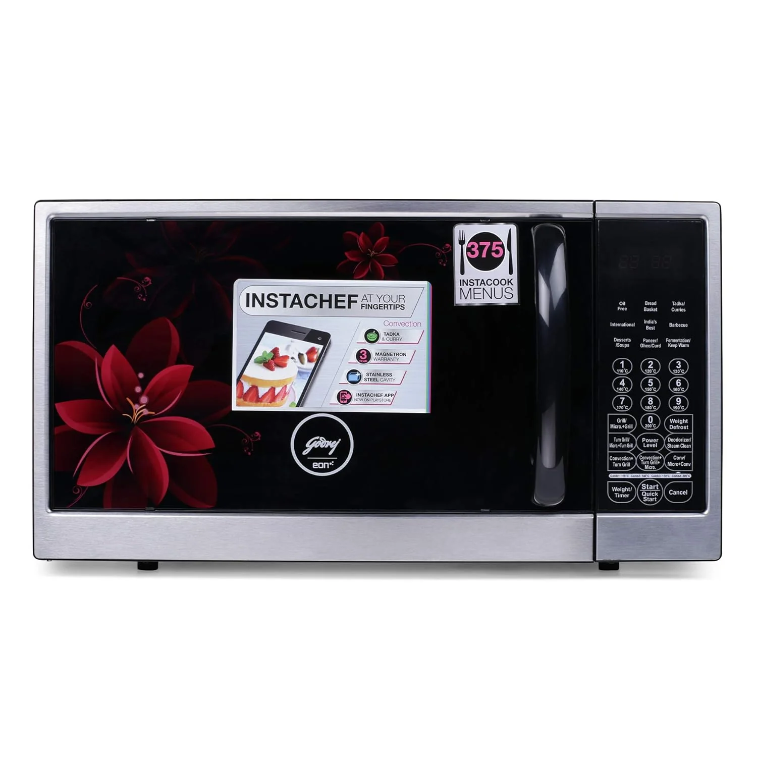 Godrej 30 L Convection Microwave Oven (GME 730 CR1 PZ Wine Lily) - Image 4