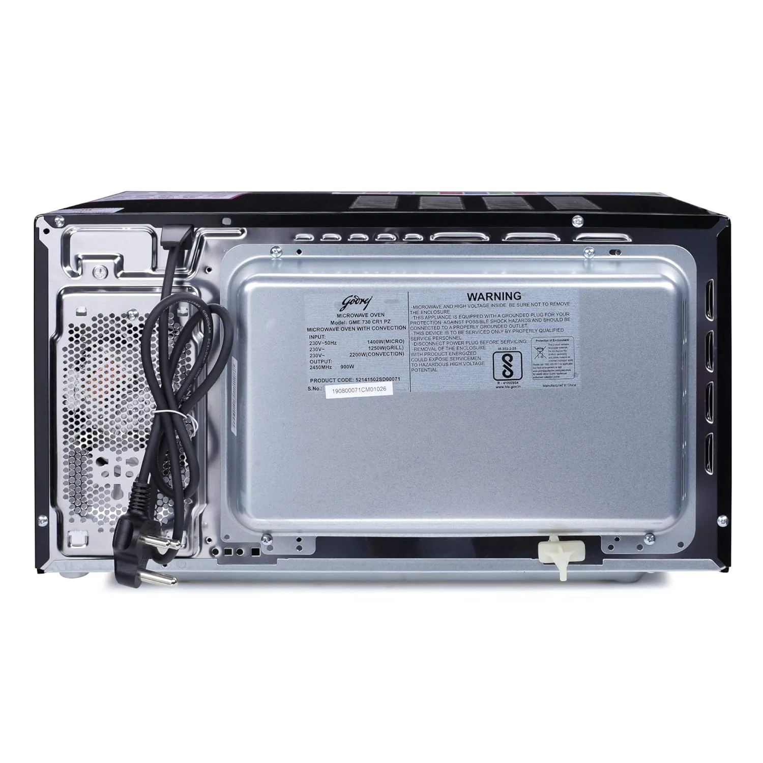 Godrej 30 L Convection Microwave Oven (GME 730 CR1 PZ Wine Lily) - Image 6