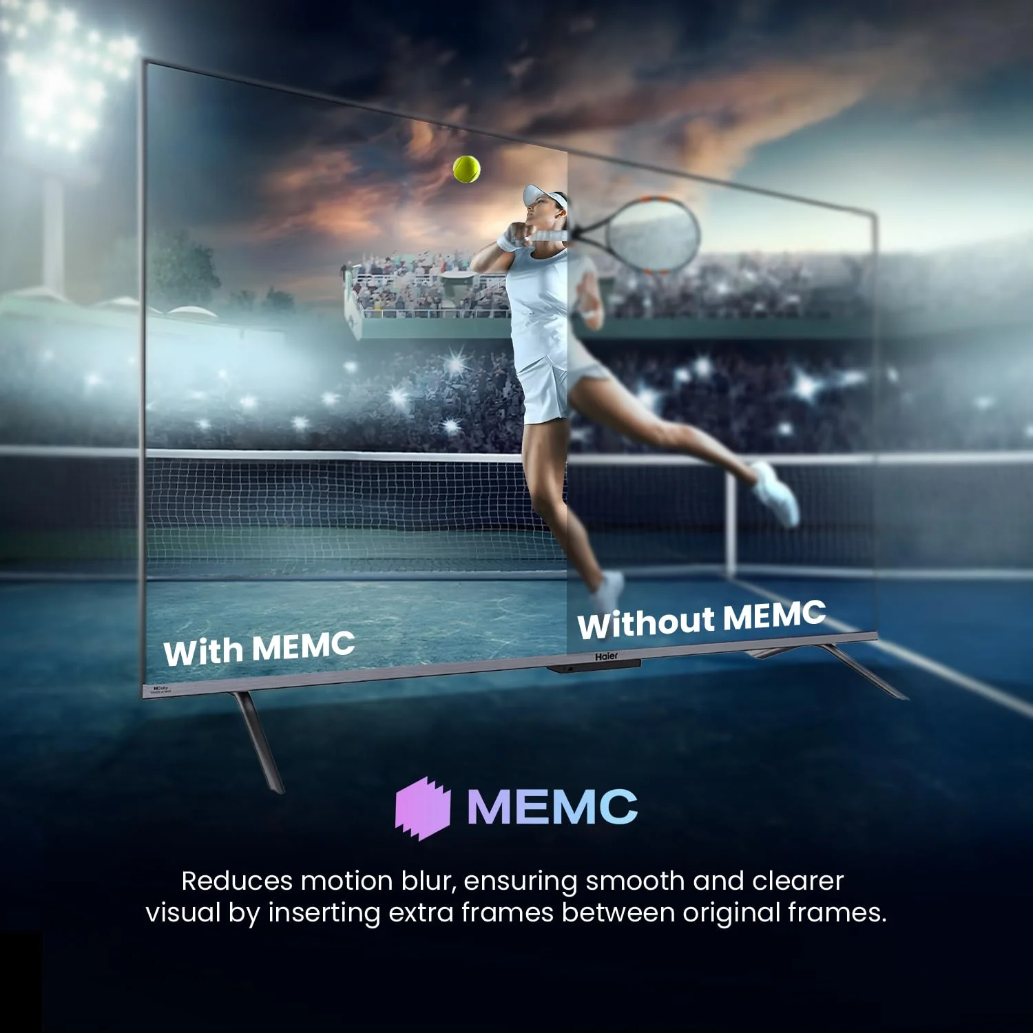 Haier 139 cm (55) P7GT Series 4K Ultra HD Smart LED Google TV 55P7GT-P (Grey) - Image 3