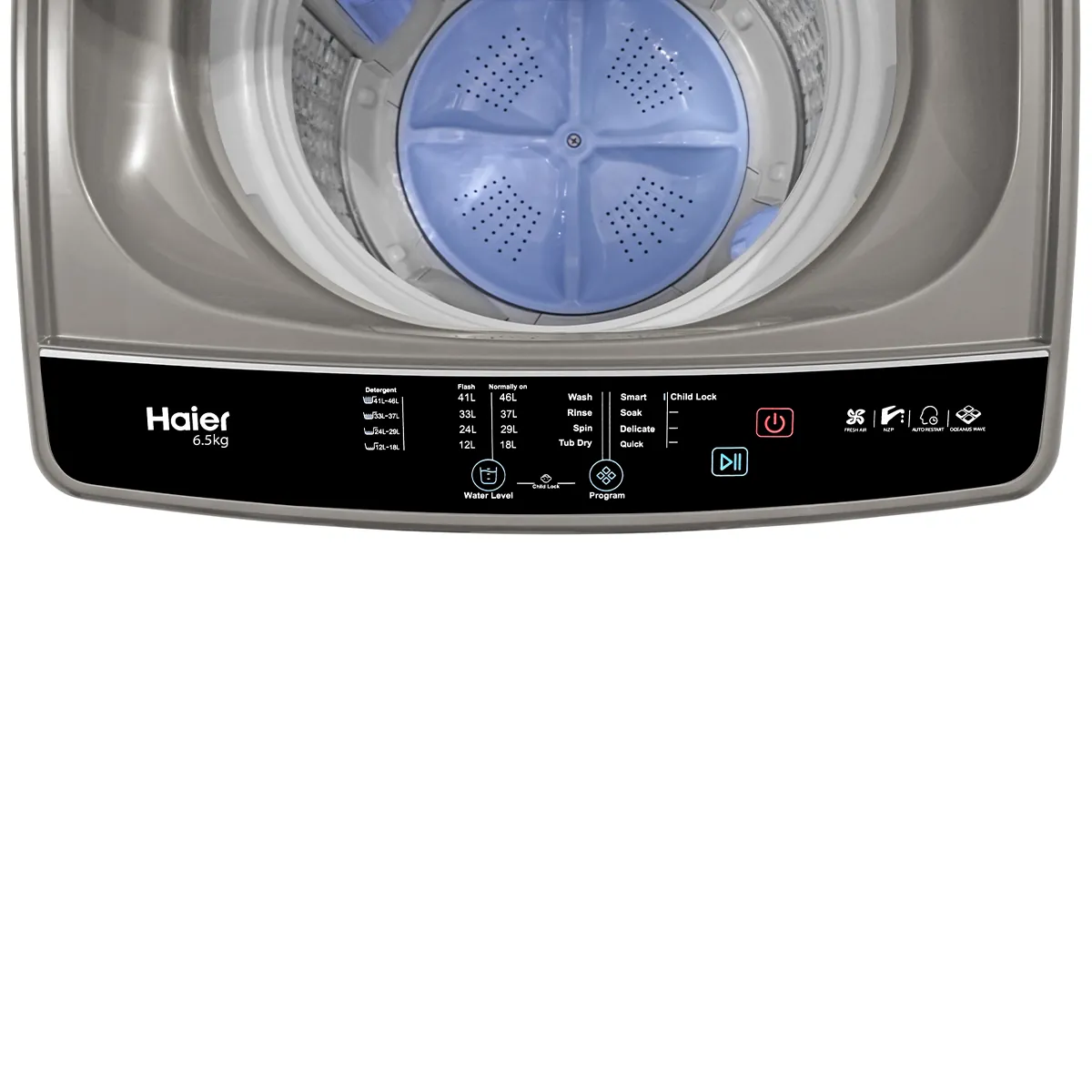 Haier 6.5 Kg Top Load Fully Automatic Washing Machine With Ultra Fresh Air(HAIER WM HWM65-306ES5) - Image 4