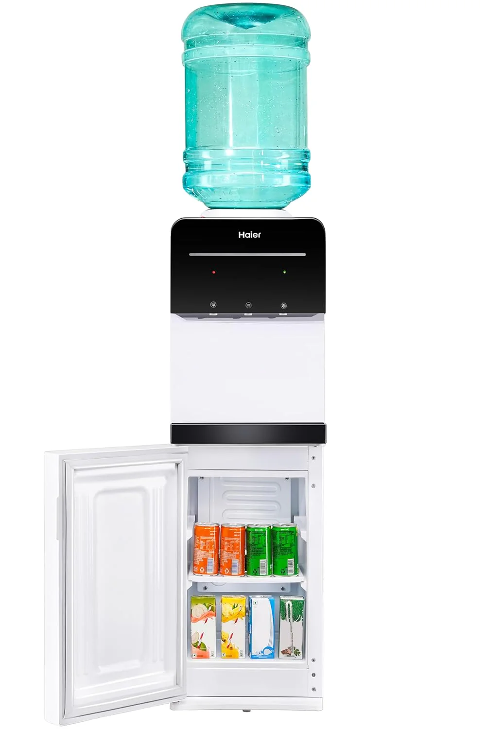 Haier Hot, Cold, Normal Water Dispenser with Cooling Cabinet, Floor Standing Water Dispenser, Digital Display, Anti-Rodent, Child Lock Safety, Anti Corrosive, (Black &amp; White) Pro Series - Image 10