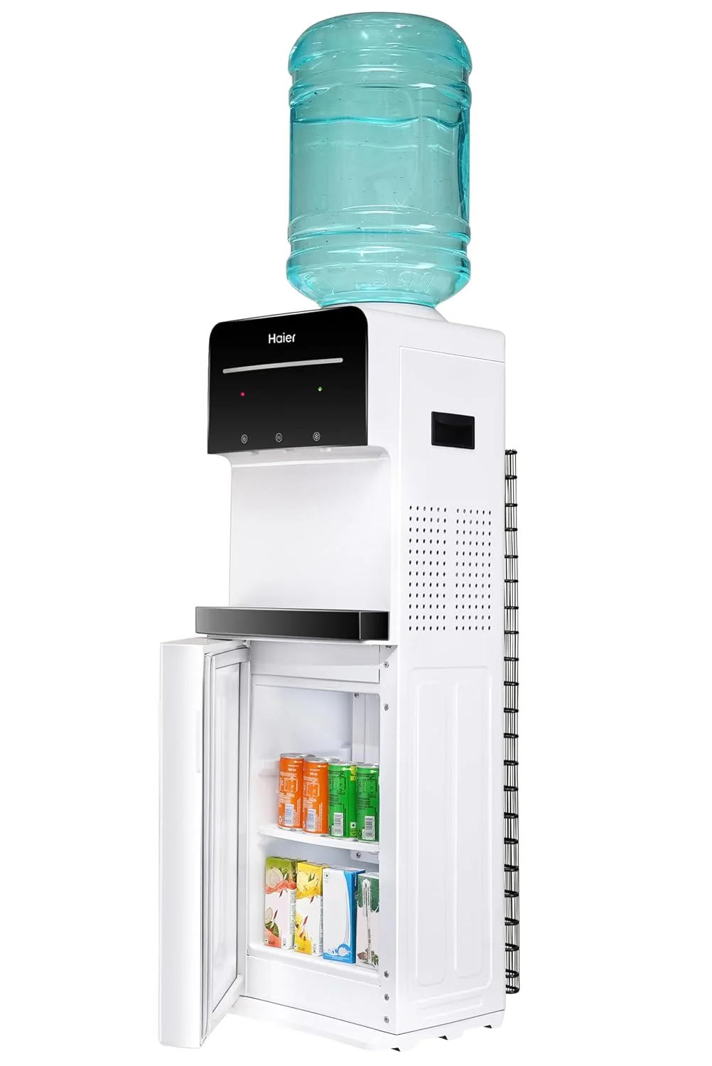 Haier Hot, Cold, Normal Water Dispenser with Cooling Cabinet, Floor Standing Water Dispenser, Digital Display, Anti-Rodent, Child Lock Safety, Anti Corrosive, (Black &amp; White) Pro Series - Image 7