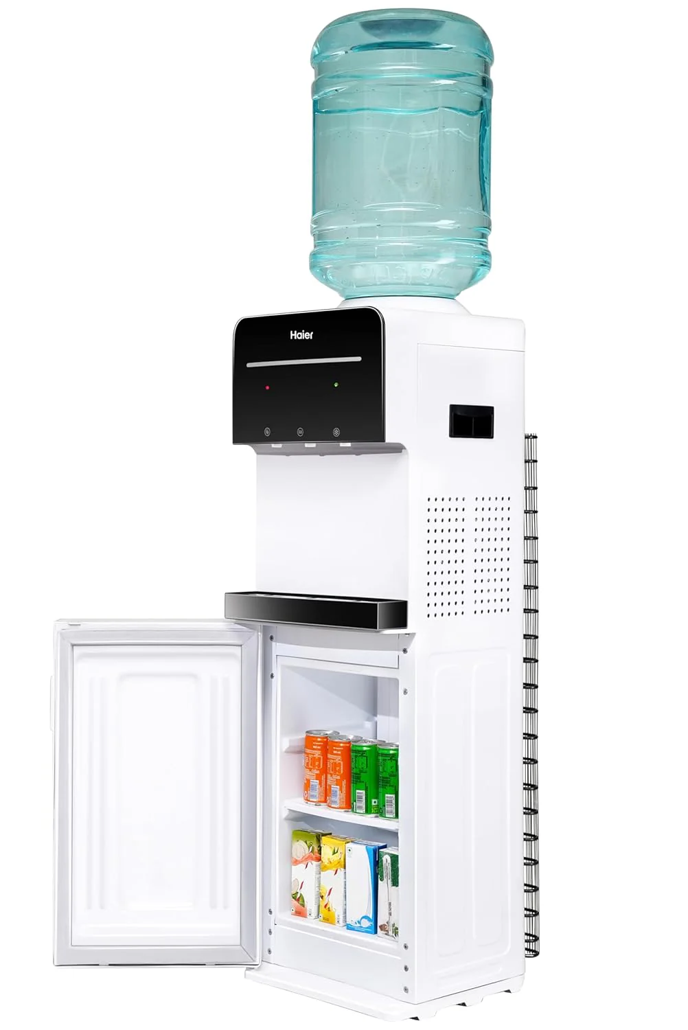 Haier Hot, Cold, Normal Water Dispenser with Cooling Cabinet, Floor Standing Water Dispenser, Digital Display, Anti-Rodent, Child Lock Safety, Anti Corrosive, (Black &amp; White) Pro Series - Image 9