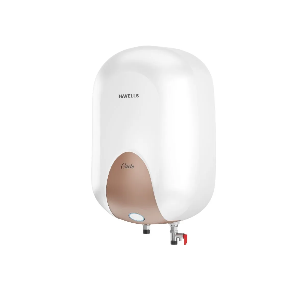 Havells Carlo 15L Premium Geyser | Feroglas Inner Tank, Smart LED Indicator, Dual Safety System | For High-Rise Buildings 7-Year Tank Warranty (White Champagne Gold, 15 Liter) - Image 3