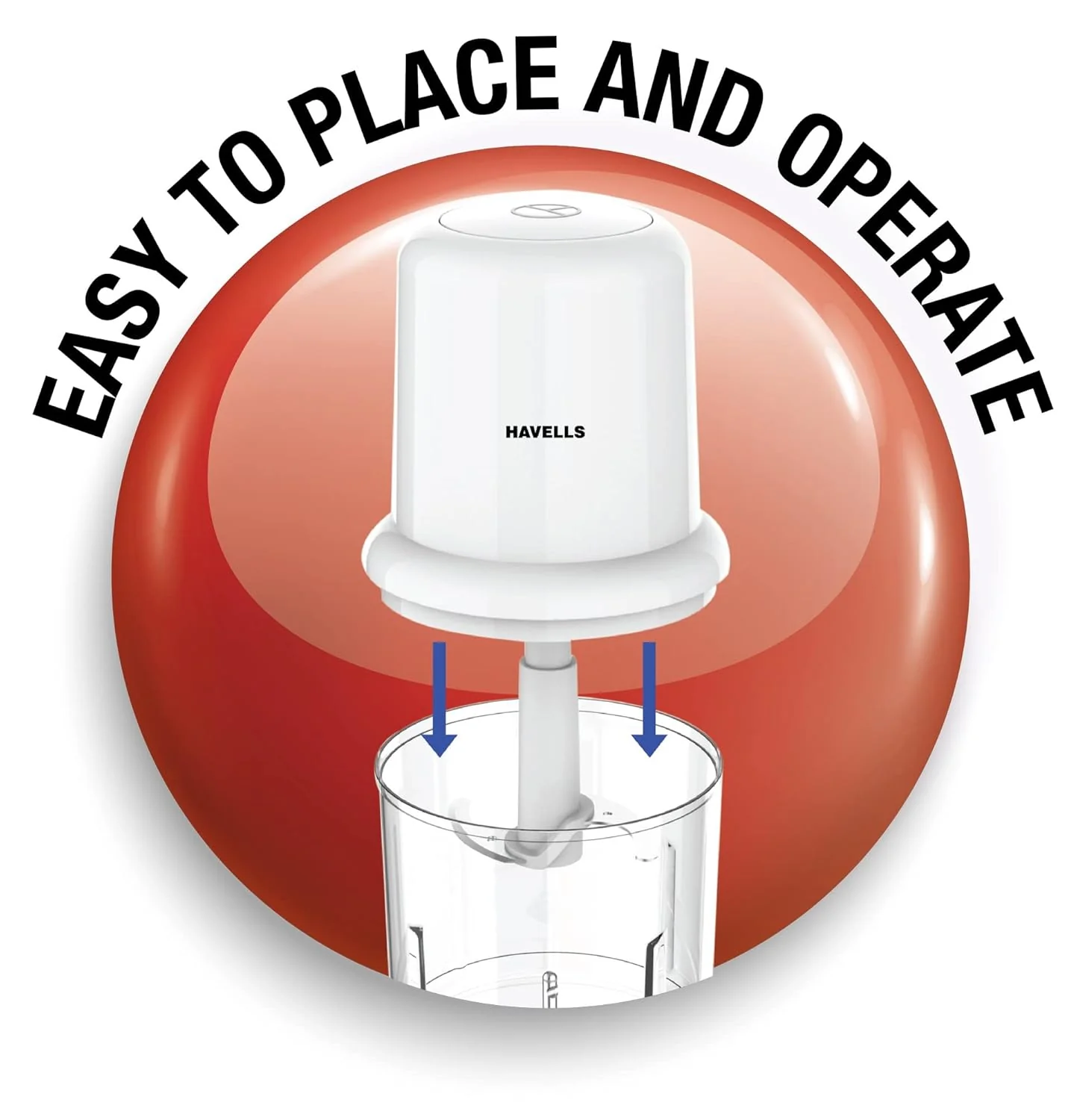 Havells Coral 200W Electric Vegetable Chopper for Kitchen - Image 7