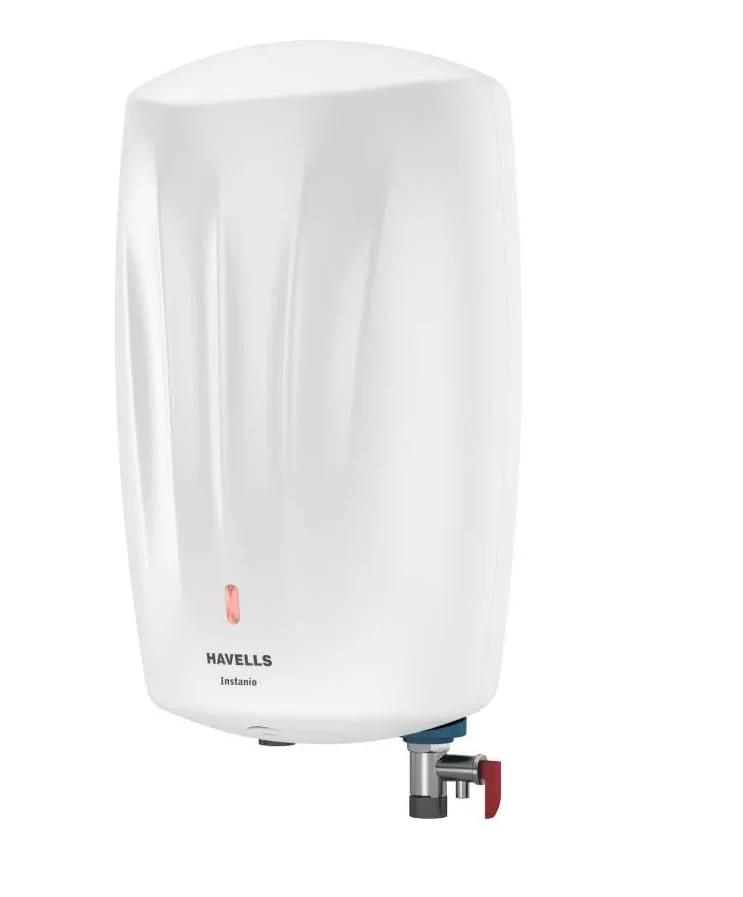 Havells Instanio 5L Instant Water Heater | 3000W | Feroglas Coated Tank | Incoloy Heating Element | Whirlflow Technology | LED Indicator | White (White, 5 Liter) - Image 3