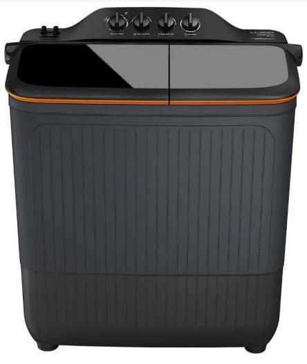 Havells-Lloyd Elante Pluss 10 Kg 5 Star Semi-Automatic Top Load Washing Machine (GLWS105EPAVG Dark Grey Tub with Orange Lids Color) - Image 5