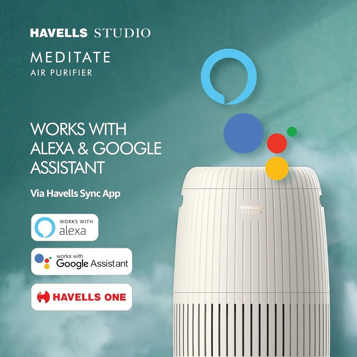 Havells Meditate AP 250 Pearl Air Purifier (GHRAPERW50) – Advanced Air Purification, White - Image 5