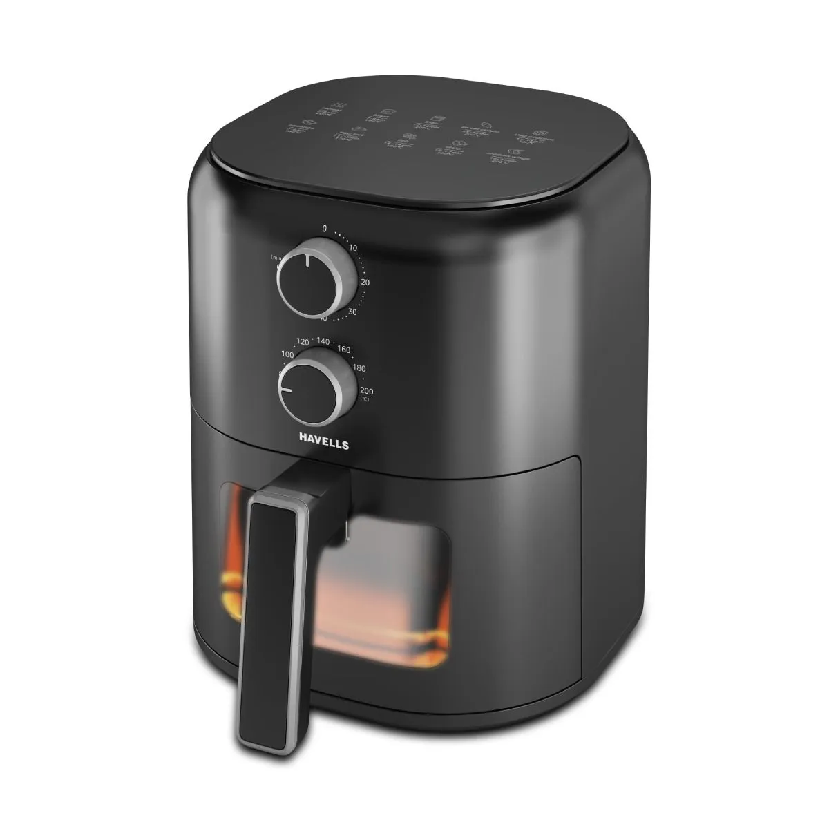 Havells Prolife VISTA 4.2L Air Fryer (GHCAFSRK135) – Aero Crisp Technology, Non-Stick Basket, Black