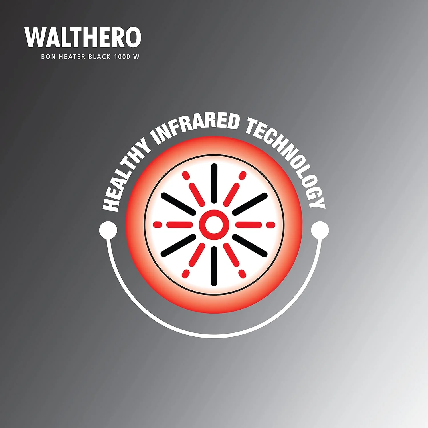 Havells Walthero 1000 Watt Carbon Heater (Black) - Image 3