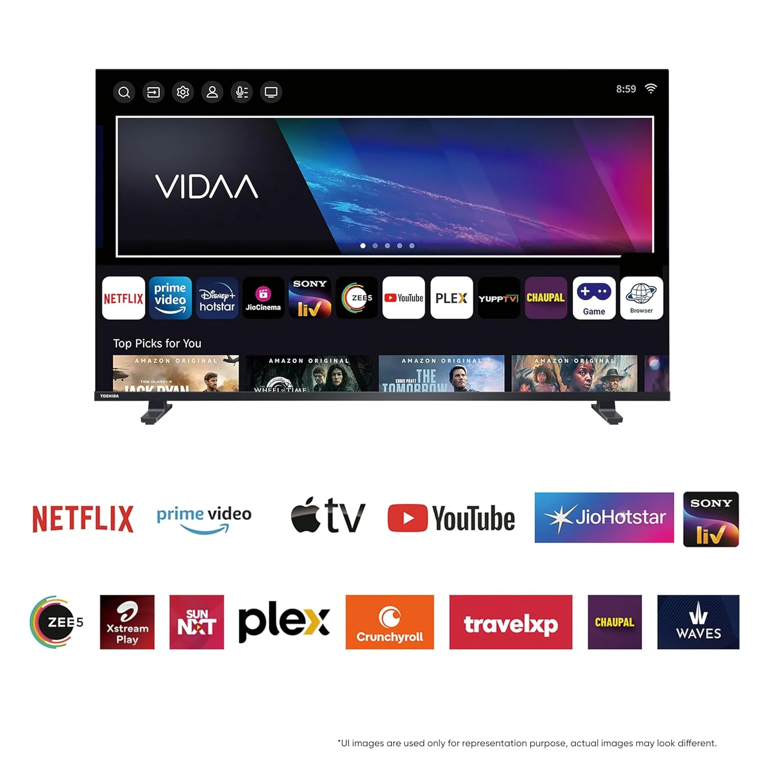 Hisense 146cm (58 inches) A6Q Series 4K Ultra HD Smart LED TV 58A6Q (Black) - Image 5
