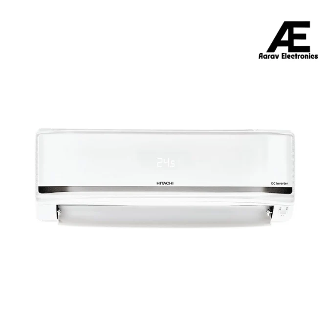 Hitachi 1.5 Ton 5 Star, New Star rated, Inverter Split AC (Copper, Smart View Display, 4 Way Swing, ice Clean, Anti-bacterial Filter, Yoshi 5500STXL RAS.V518PCDIST, White)