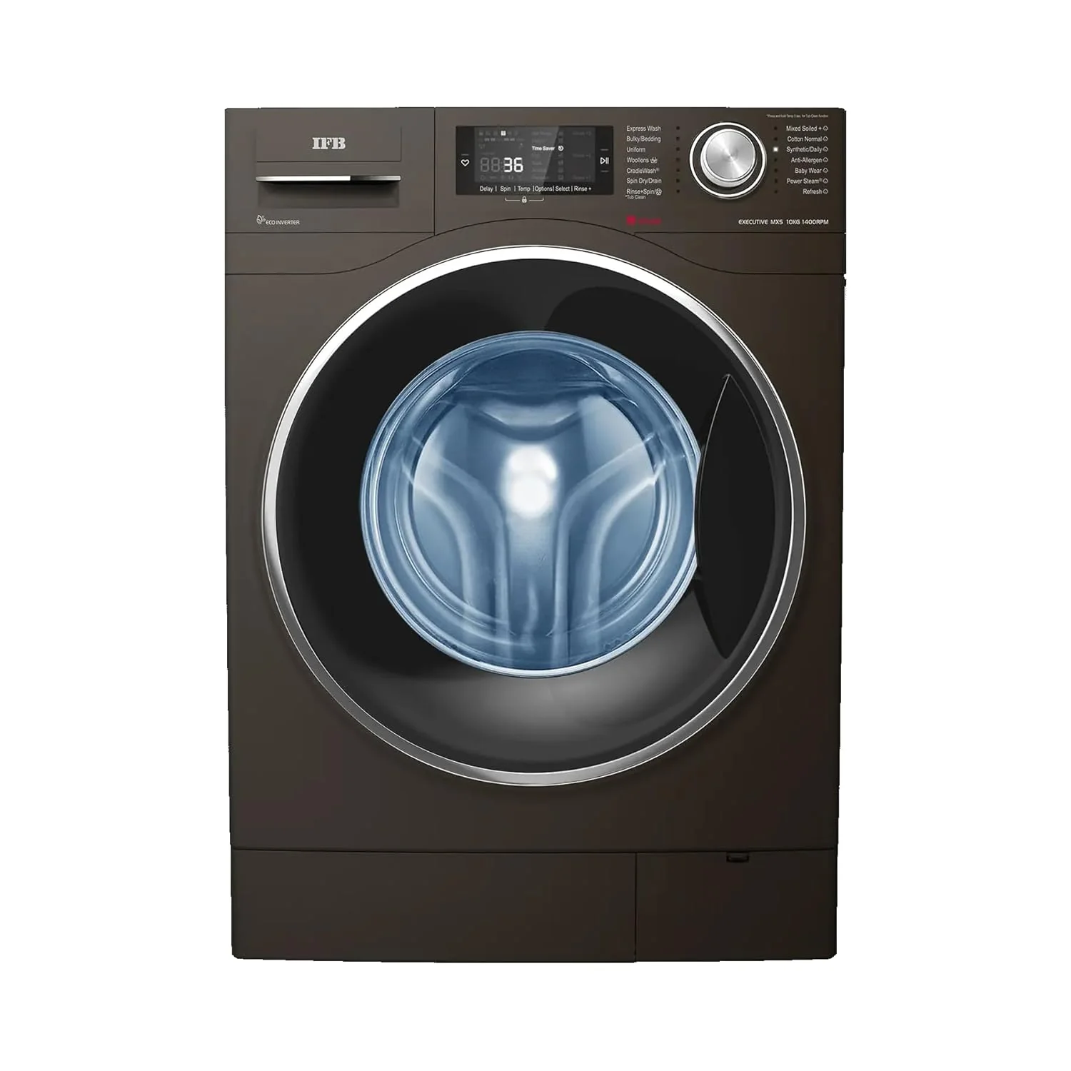 IFB 10 kg Fully Automatic Front Load Washing Machine with Power Steam,Moca, (EXECUTIVE MXS ID 1014) - Image 2