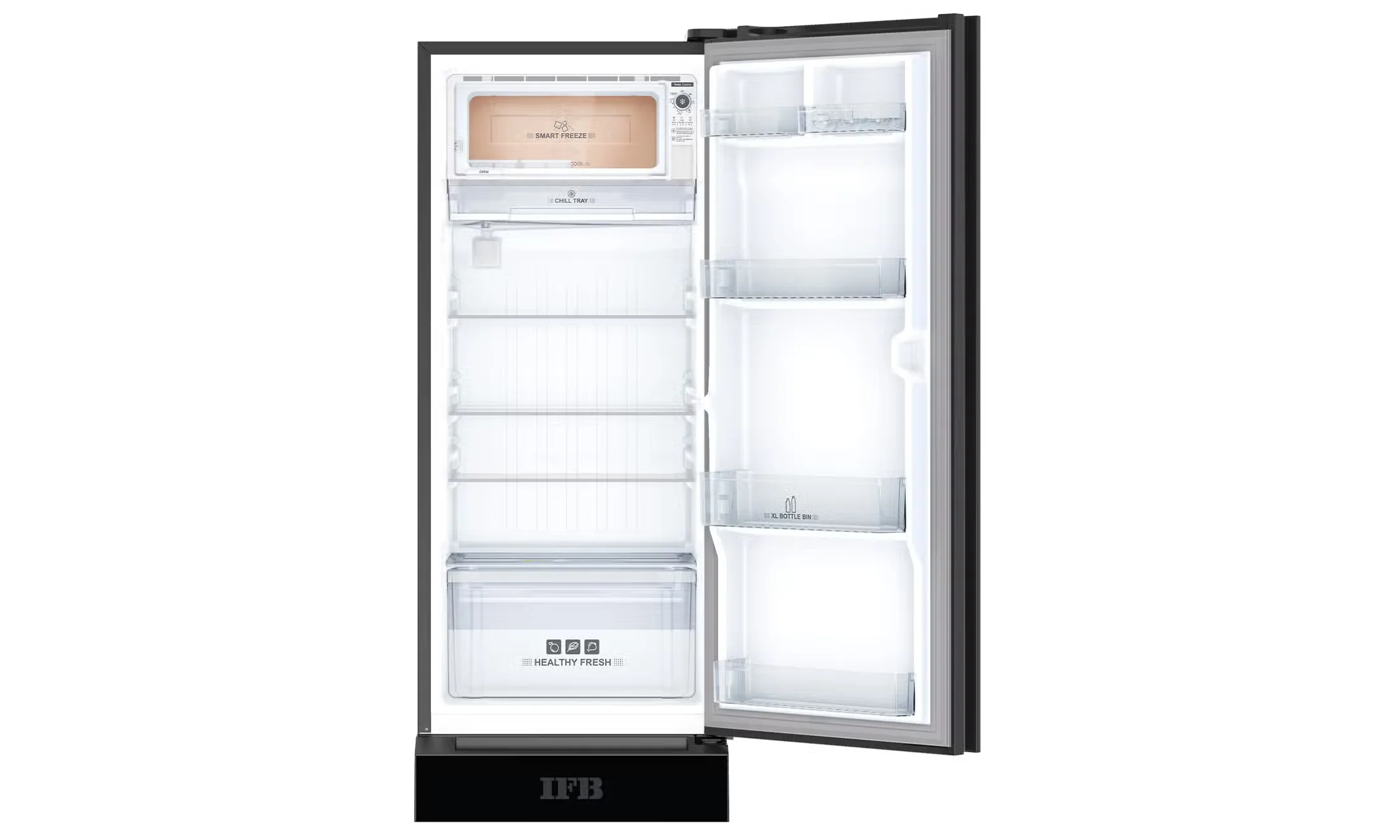IFB 197 L 3 Star Direct Cool Refrigerator with Glass Finish (IFBDC-2233FSGD) - Image 4