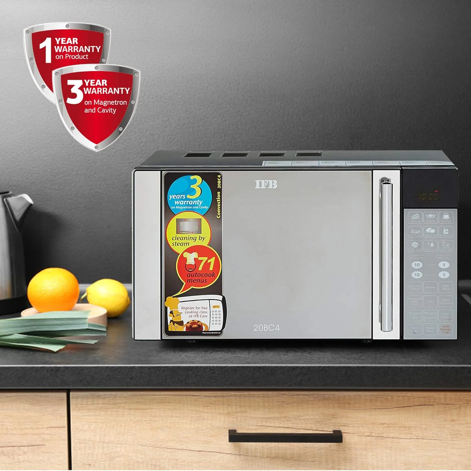 IFB 20 L Convection Microwave Oven (20BC4, Black) - Image 6
