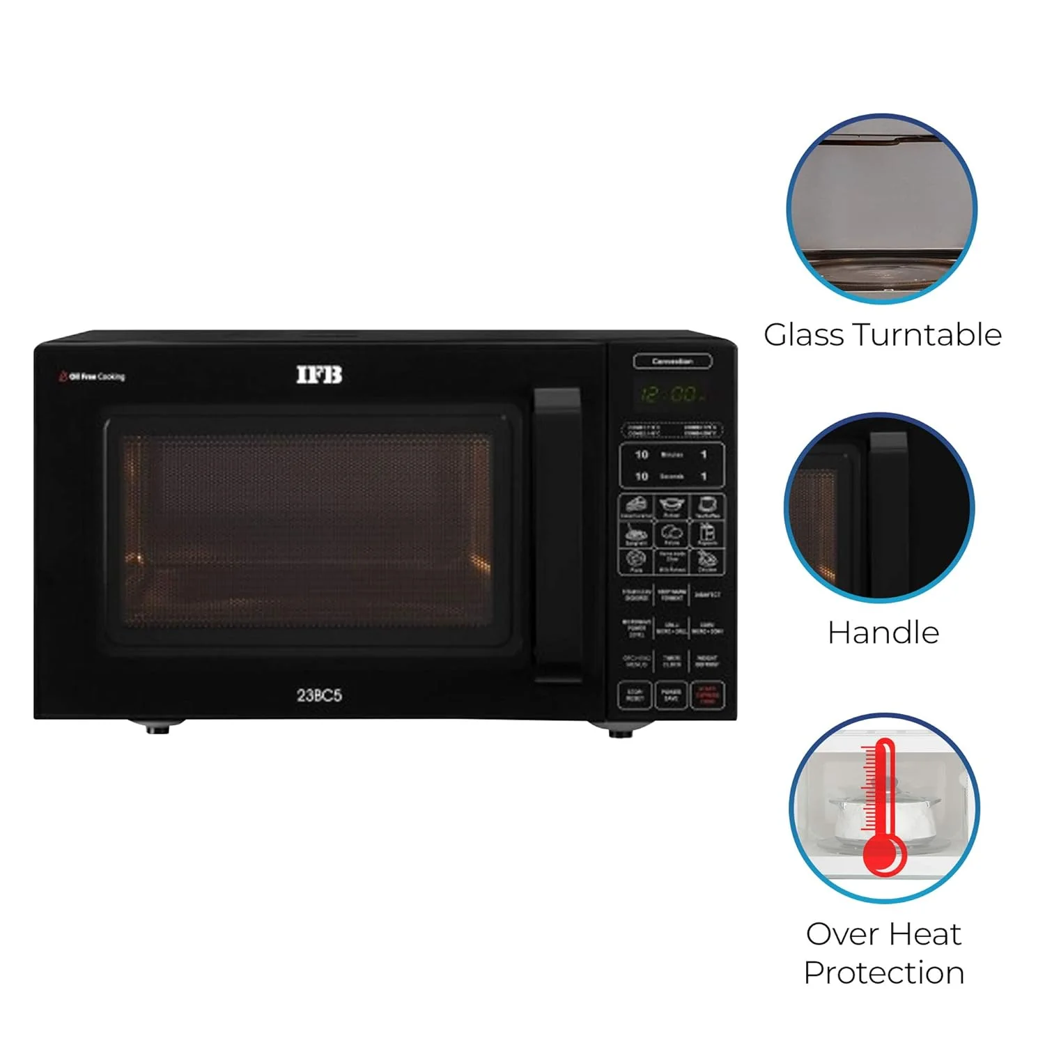 IFB 23 L Convection Microwave Oven (23BC5, Black) - Image 4