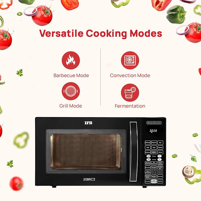 IFB 30 L Convection Microwave Oven (30BRC2, Black) Standard - Image 4