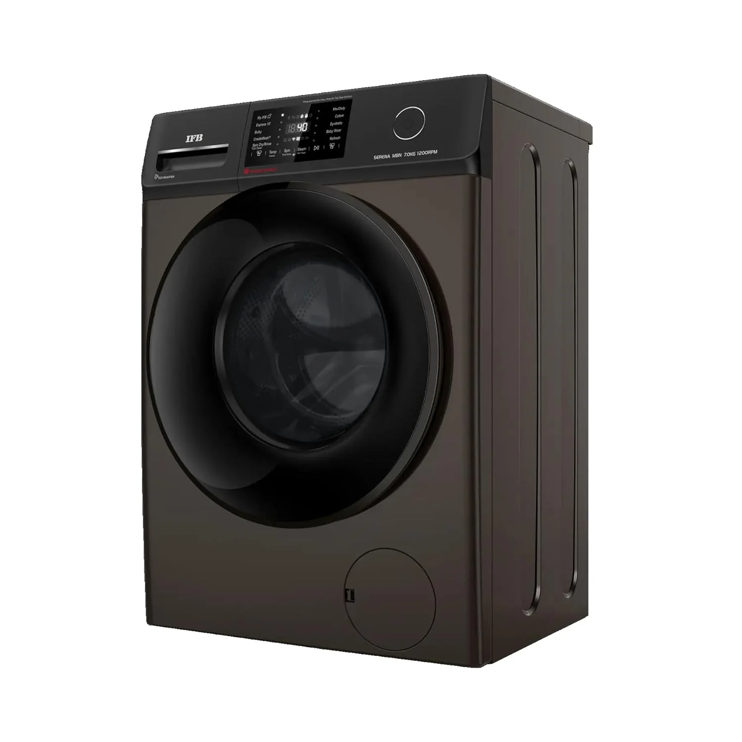 IFB 7 Kg 5 Star Powered by AI with 9 Swirl Wash, Fully Automatic Front Load Washing Machine (Serena MBN 7012 CMS, Steam Refresh Program with Eco Inverter, Mocha) - Image 2