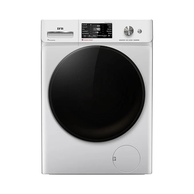 IFB 8 Kg 5 Star Front Load Washing Machine 2X Power Steam (SENATOR SXN 8014K CMS, 1400 RPM, 2024 Model, Rich Silver, Touch Control + Knob In-built Heater, 4 years Comprehensive Warranty) - Image 8