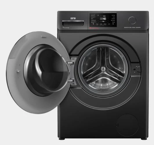 IFB 8 kg 5 Star with Steam Refresh program, 9 Swirl Wash, Eco Inverter, Touch Panel with AI Fully Automatic Front Load Washing Machine with In-built Heater Black  (SENATOR BXN 8012 CMS) - Image 4