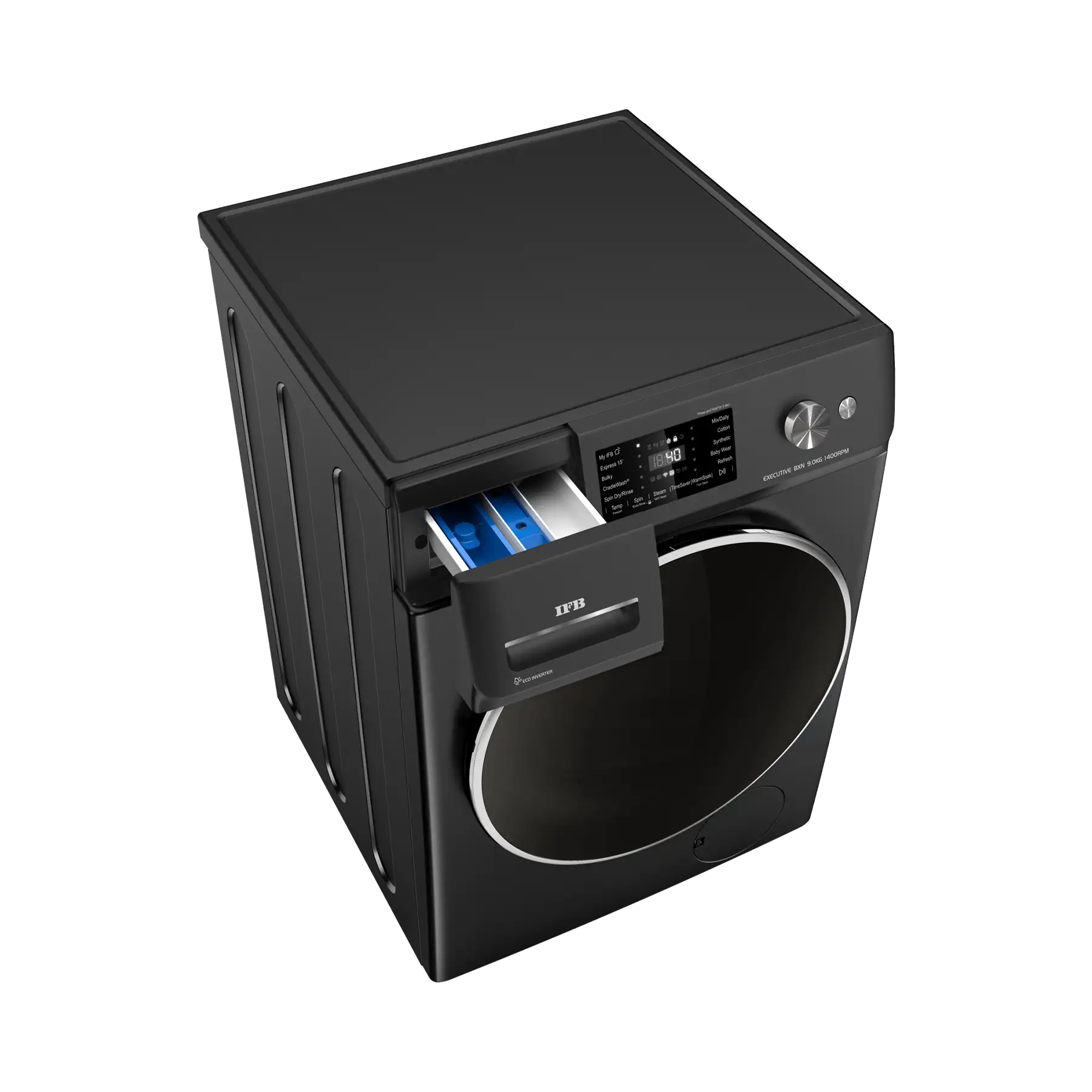 IFB 9 KG 5 Star Front Load Washing Machine  | 1400 rpm | Black,EXECUTIVE BXN 9014K CMS - Image 4
