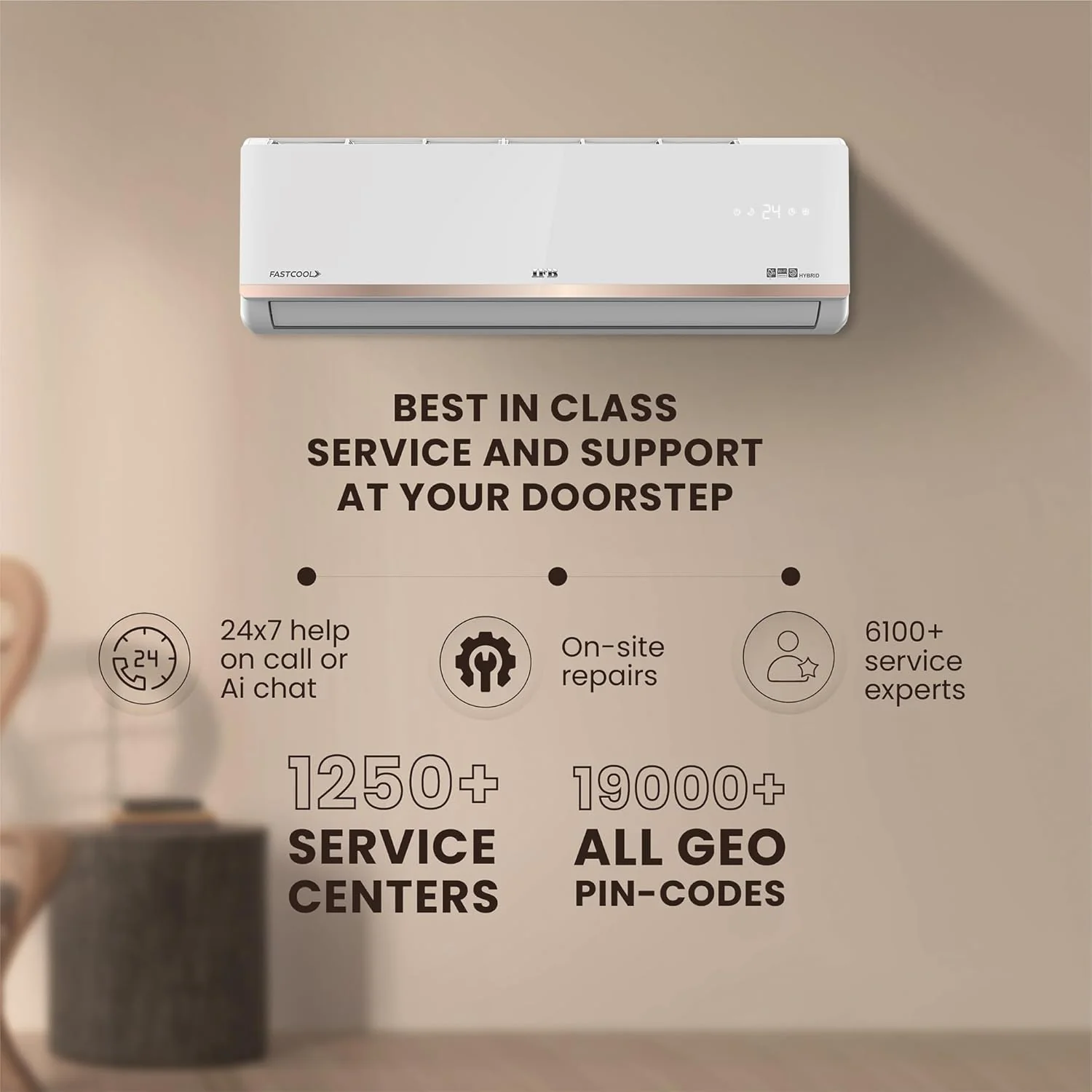 IFB Fastcool 2 Ton 3 Star Air Conditioner with Self Clean Technology | GN Pro-Series ,CI223GN32RGN1 - Image 2