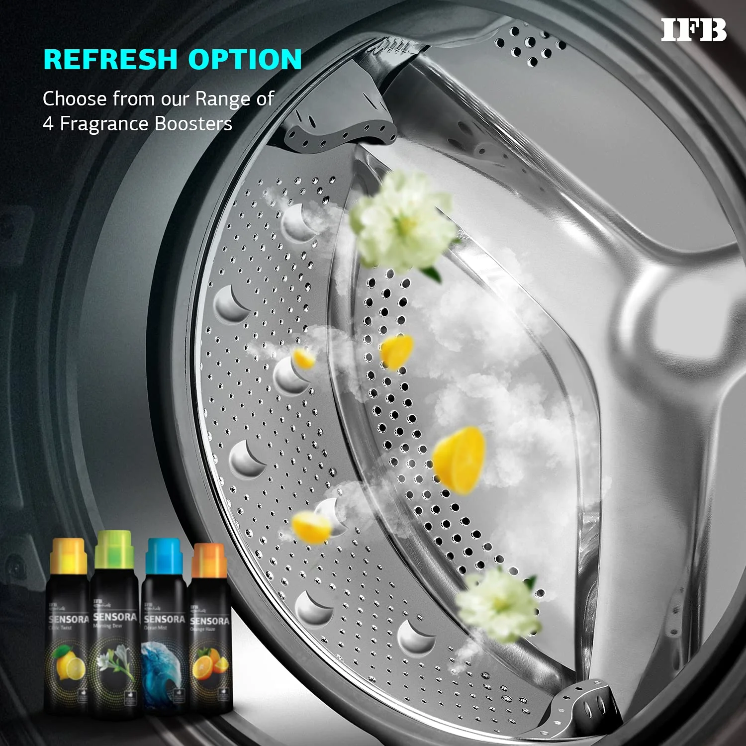 IFB Laundrimagic 3-in-1 8.5/6.5/2.5 Kg Inverter Washer Dryer Refresh(Executive ZXS, Silver) - Image 4