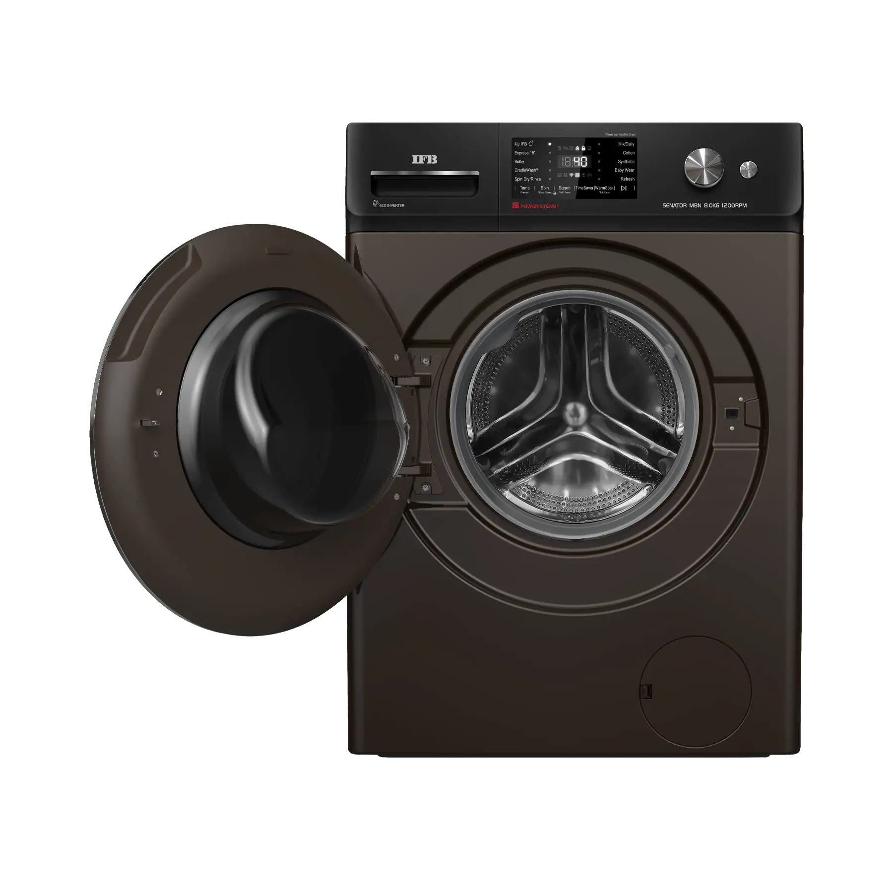 IFB Senator MBN 8012K Front Load Washing Machine 8 Kg | 1200 rpm | Mocha (Open Box / Without Box) - Image 2