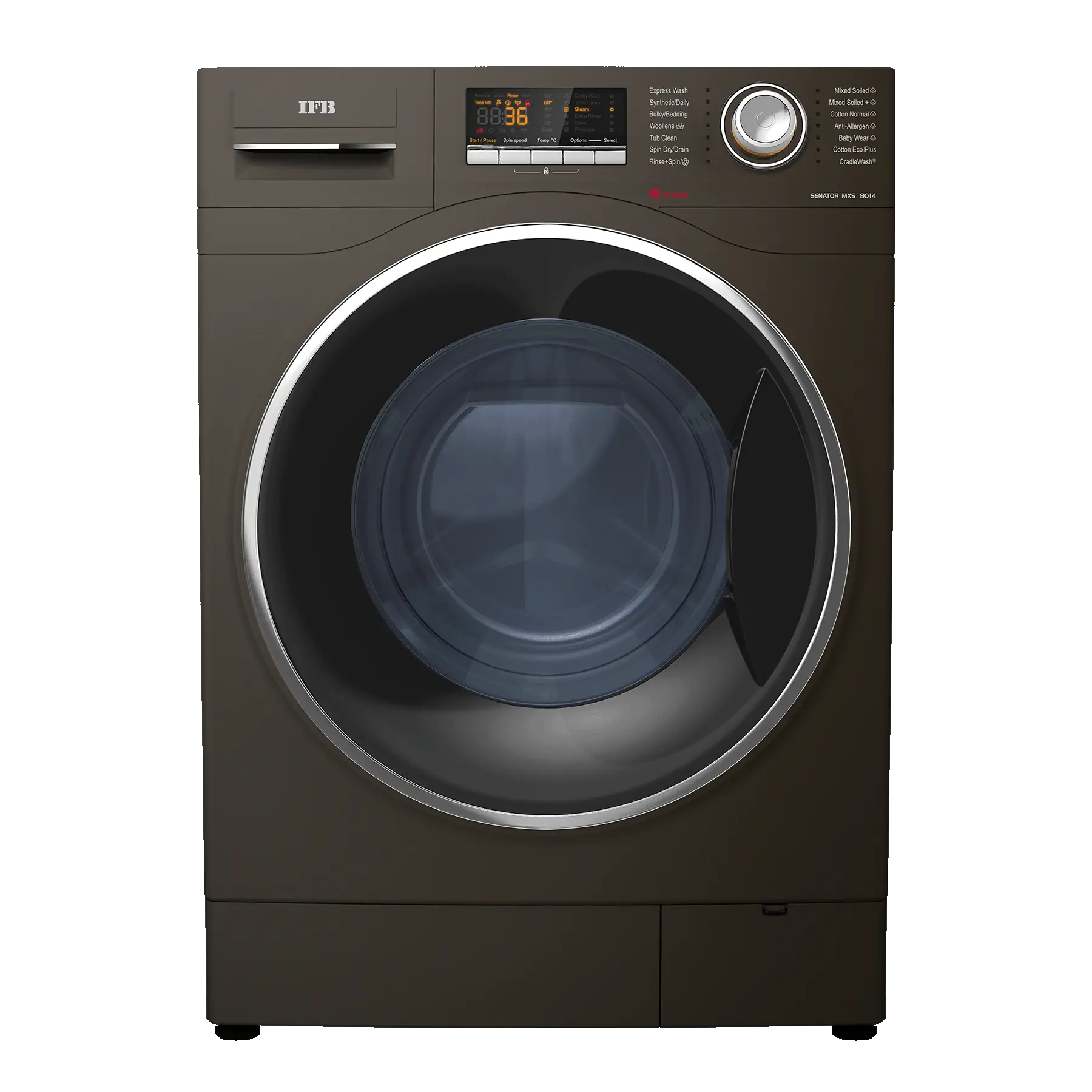 IFB Senator MXS 8014 Front Load Washing Machine 8 kg | 1400 rpm | Mocha
