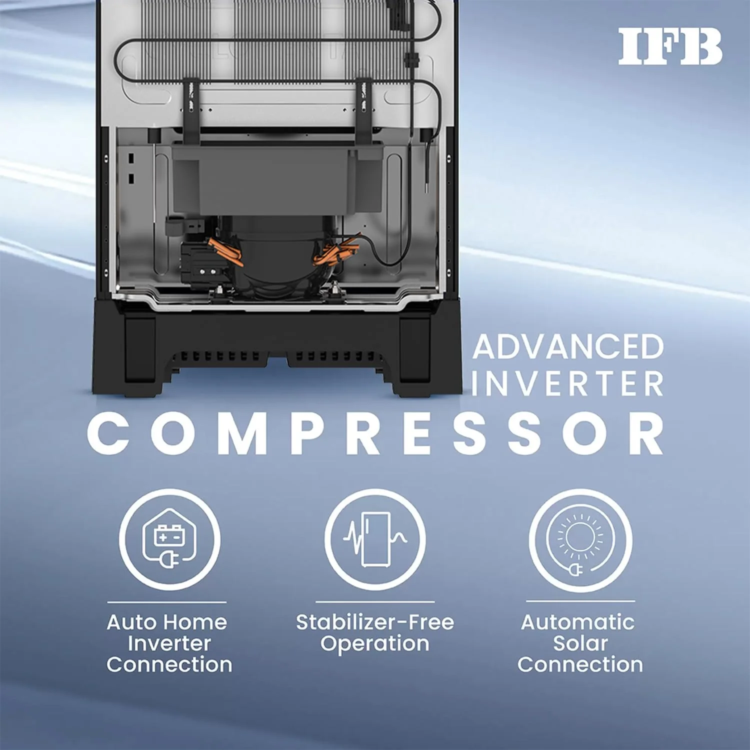 IFB Smart Choice 197L 5 Star Direct-Cool Single Door Refrigerator with Advanced Inverter Compressor (IFBDC-2235DBMED,Mystic Blossom Blue) Extraordinary Storage with Humidity Controller, Base drawer - Image 14