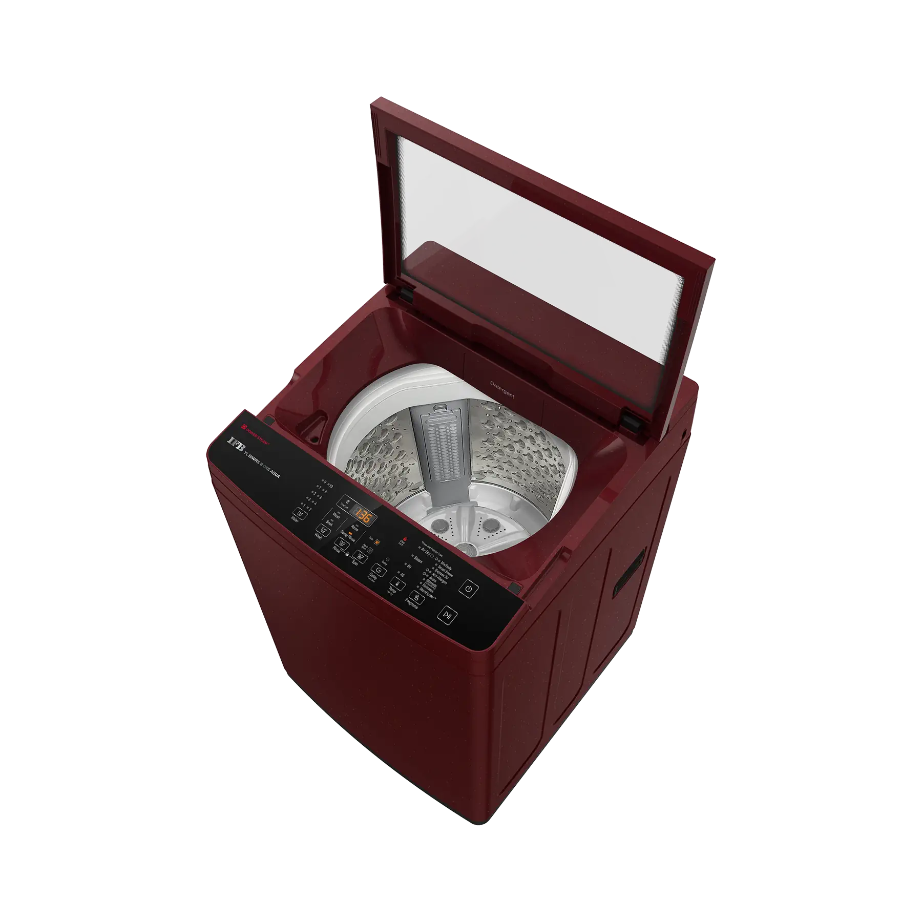 IFB TL - S1WRS 8 Kg Aqua Top Load Washing Machine 720 rpm | Wine Red - Image 2