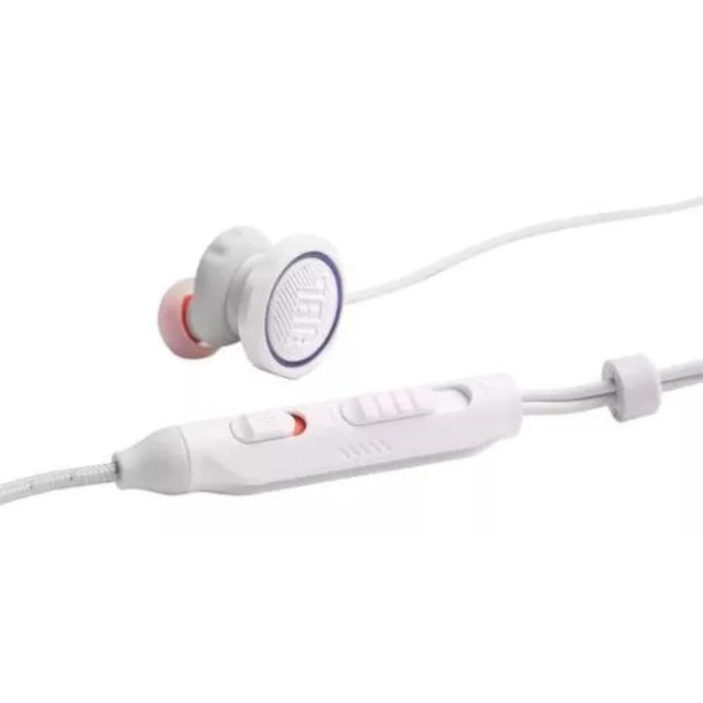 JBL Quantum 50 Wired in Ear Gaming Earphones with Mic, Quantum Sound Signature, Master Volume Slider, Twist-Lock Technology for Secure Fit, Cable Length Adjuster, Channel Management for Mono (White) - Image 6
