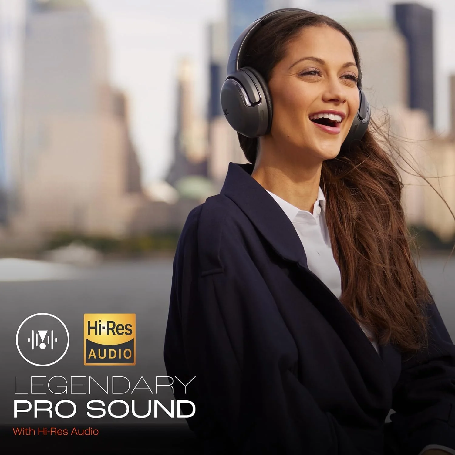 JBL Tour One, True Adaptive Noise Cancellation Bluetooth Over Ear Headphones, Hi-Res Certified, Pro Sound,Customize APP,4-Mic Technology for Pristine Calls,50Hrs Playtime &amp; Built-in Alexa(Black) - Image 6