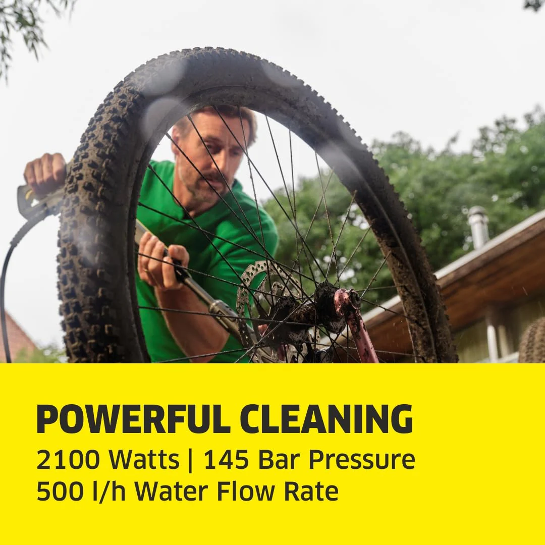 Karcher K5 Power Control *EU High Pressure Washer,2100W, 145 Bar, 500 l/h Flow Rate, 10m Hose Pipe, Portable, Powerful Cleaning for Homes, Cars, Bikes, Gardens, Multiple Accessories, German Tech - Image 7