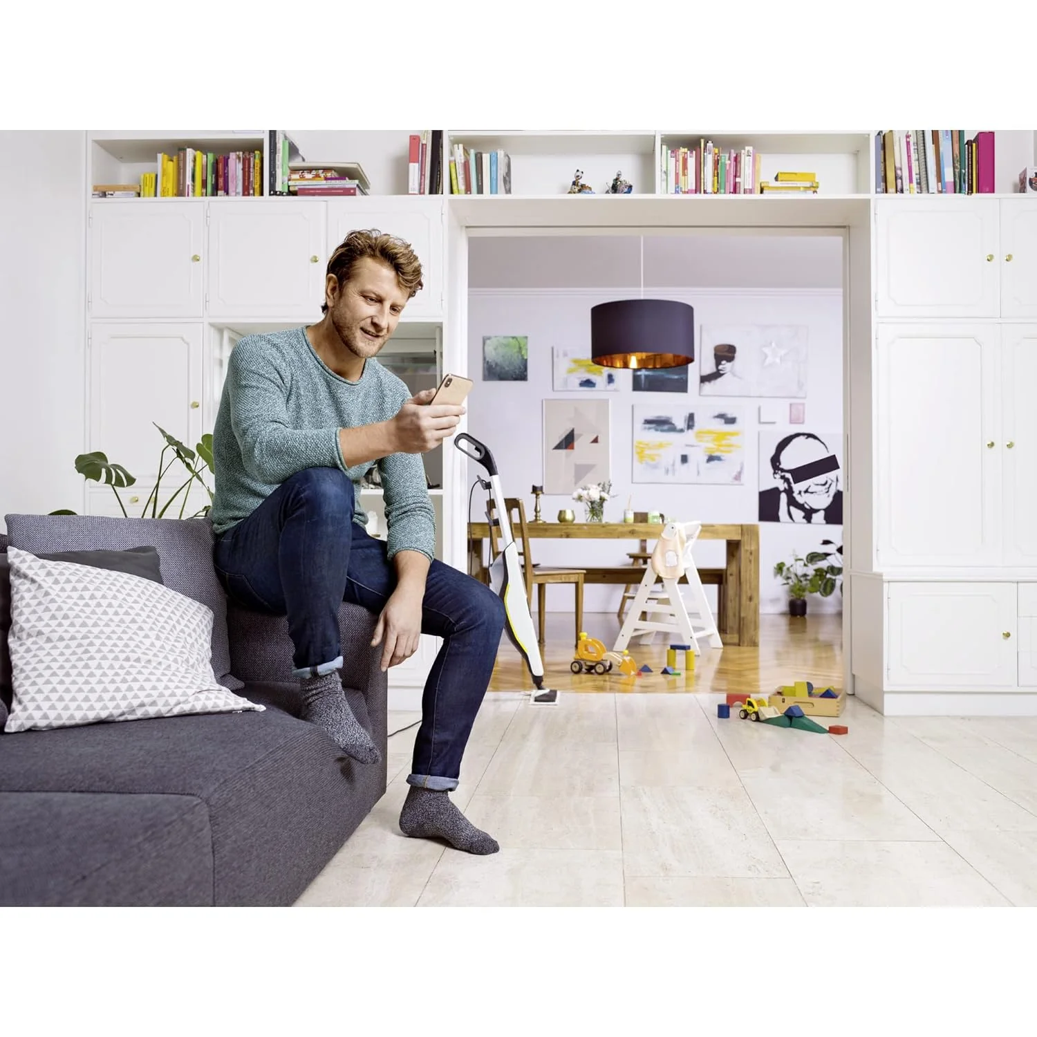 Karcher SC 3 Upright Easyfix Steam Cleaner - Image 7