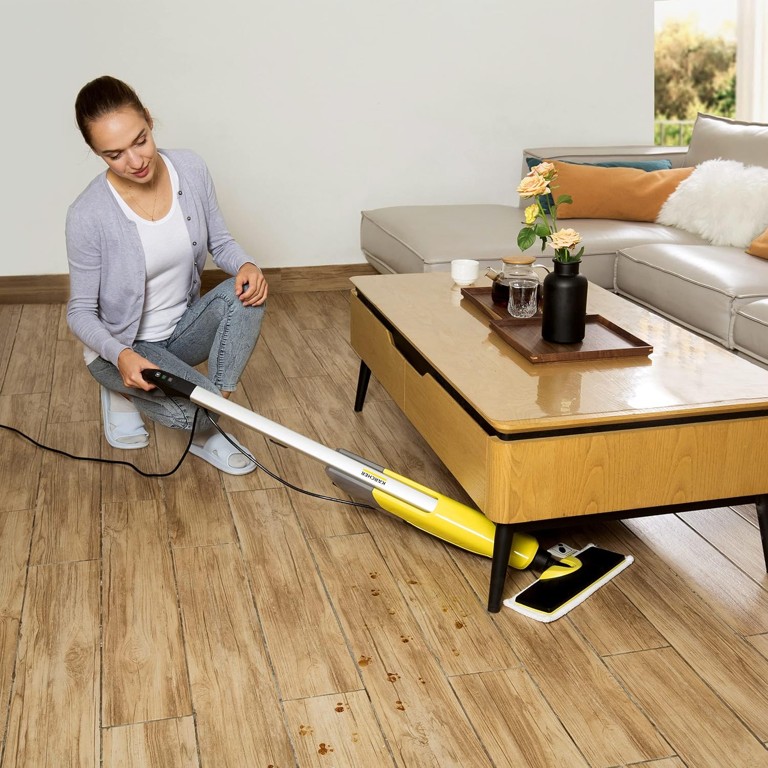 KARCHER SC2 Upright EasyFix - Steam Cleaner, Yellow - Image 5