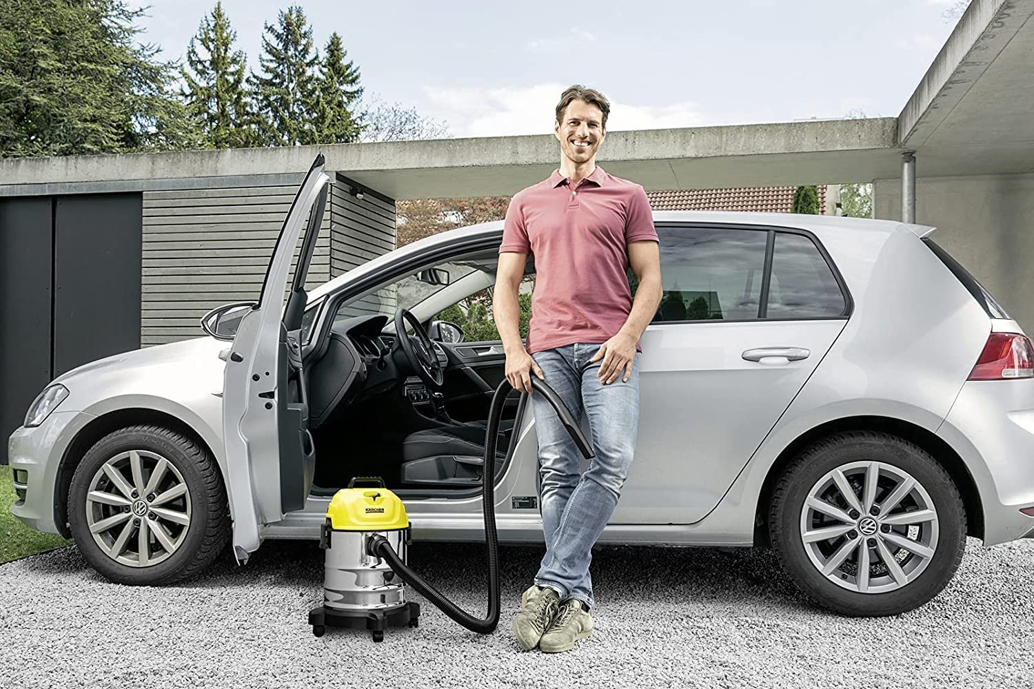 KARCHER WD 1s Classic *KAP - Multi-Purpose Vacuum Cleaner, Yellow - Image 5