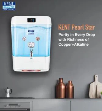 KENT PEARL STAR 11 L RO + UV + UF + TDS Water Purifier  (White) - Image 2