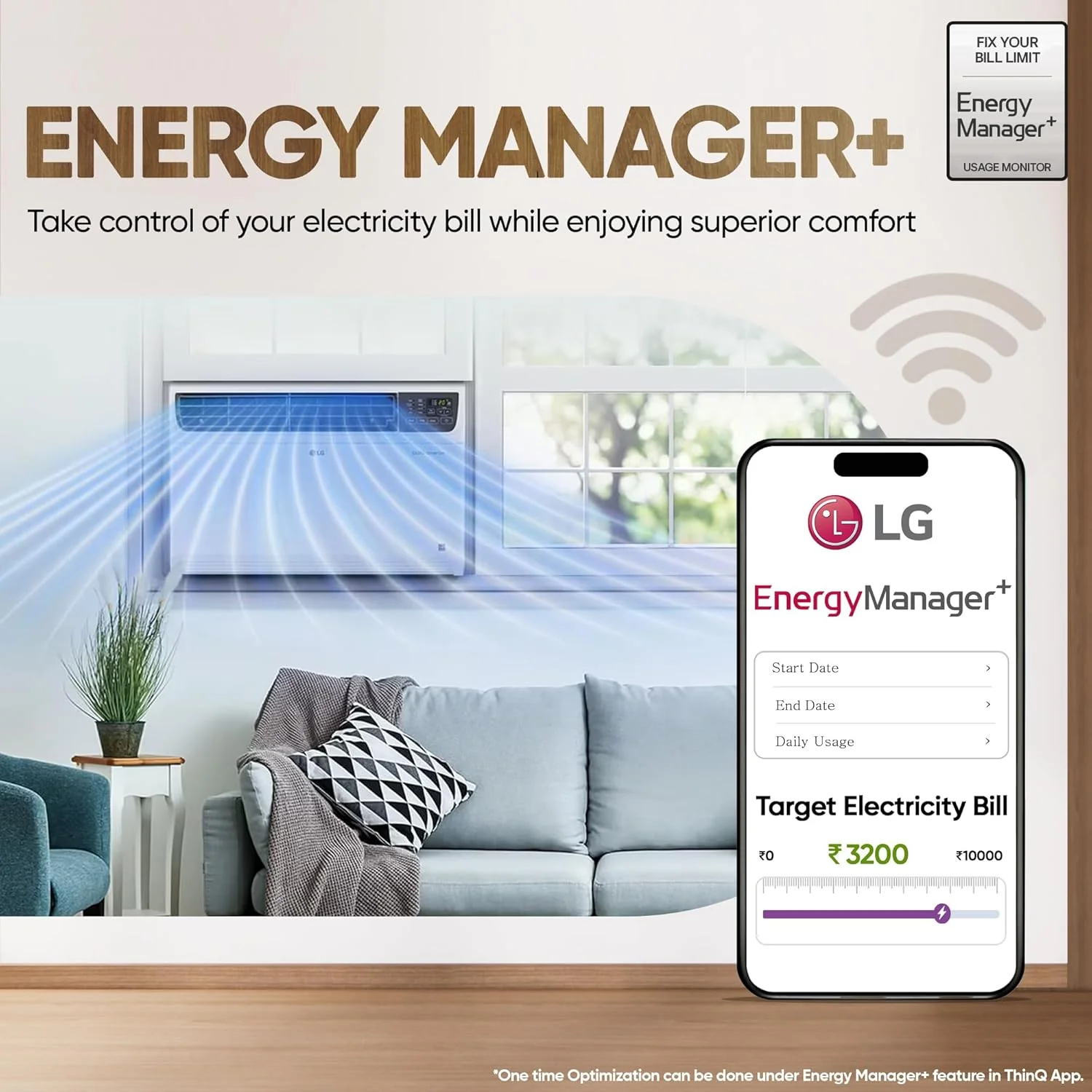 LG 1.5 Ton 5 Star Wi-Fi DUAL Inverter Window AC (Copper, Convertible 4-in-1 cooling, 4 Way Air Swing, HD Filter, UW-Q18WWZA, White) - Image 7