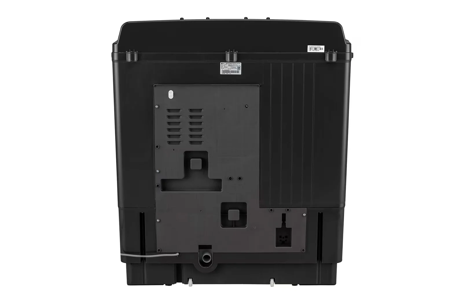 LG 11.5Kg Semi Automatic Top Load Washing Machine, Roller Jet Pulsator + Soak, Full Black , P115ASLAZ - Image 6